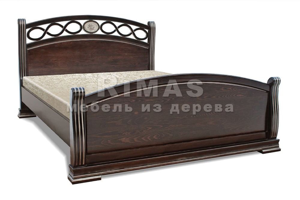 Кровать «Сиена» из массива дерева