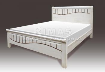 Кровать с ящиками из дуба «Милан»