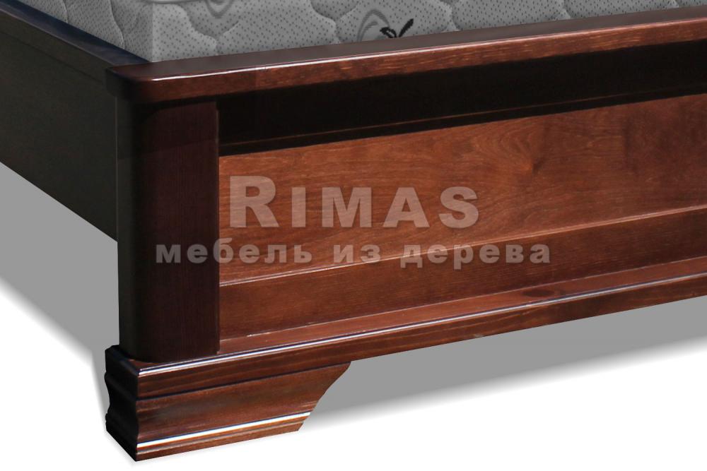 Кровать «Лоренцо» из массива дерева