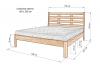 Кровать «Морфей» из массива дерева