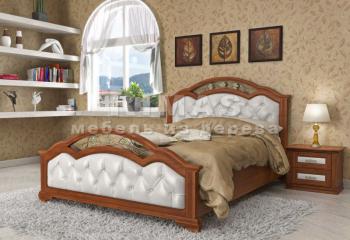Полутороспальная кровать из сосны «Лацио Люкс (мягкая)»