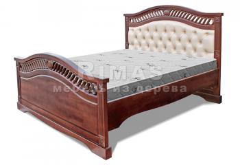 Двуспальная кровать из березы «Афина (мягкая)»