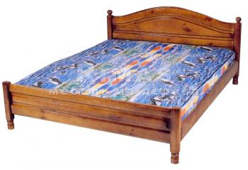 Двуспальная кровать из дуба «Парма»