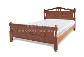 Двуспальная кровать из дуба «Фоджа 1»