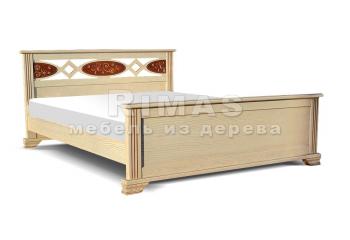 Двуспальная кровать из дуба «Латина»