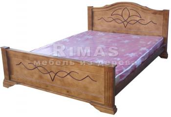 Полутороспальная кровать из сосны «Бергамо»
